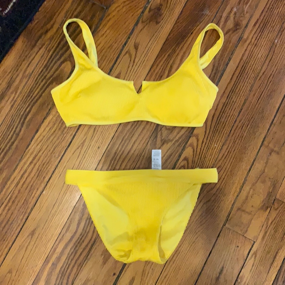 Yellow bikini